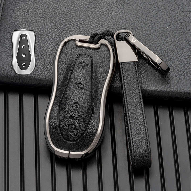 Key Case Cover For Geely Belgee X70 X50 Atlas Emgrand GS X6 Tugella Remote Fob Holder Car Accessories