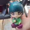 4 Piezas Q-Mini Las Crónicas del Boticario Maomao Jinshi Mini Figura Periféricos de Anime Kawaii Juguetes Sentados Adornos de Escritorio Coche Modelo Regalo