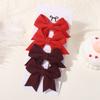 LOVEKIKI 4Pcs/lot 2.75inch Bowknot Hairgripes for Girls Lovely Hairbangs Hairclip Cute Baby Boutique Kids Hair Accessories