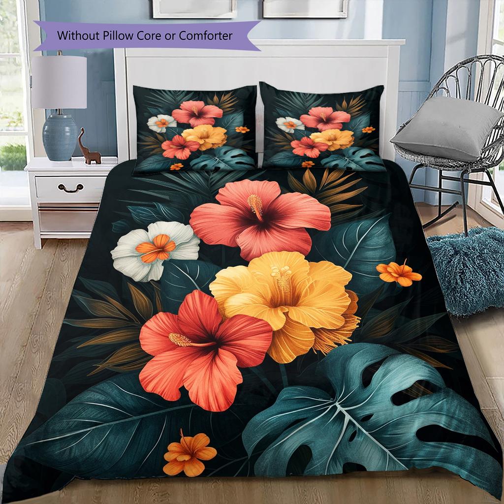 Cartoon Pattern Bedding Quilt Set Quilt Cover Pillowcase Home Decoration Birthday Gift (1 * duvet cover + 2 * pillowcase, without core)