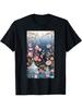 Padrões Estéticos Toile Chinoiserie Pagode Azul Camiseta