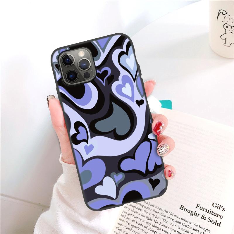 

Чехол Heart Circle для iPhone 13 Pro Max, чехол для iPhone 11, 12 Pro XS Max 7, 8 Plus XR X Mini 6, 6S SE 2020, чехол для iPhone11 Fundas Coque iPhone 13 Mini