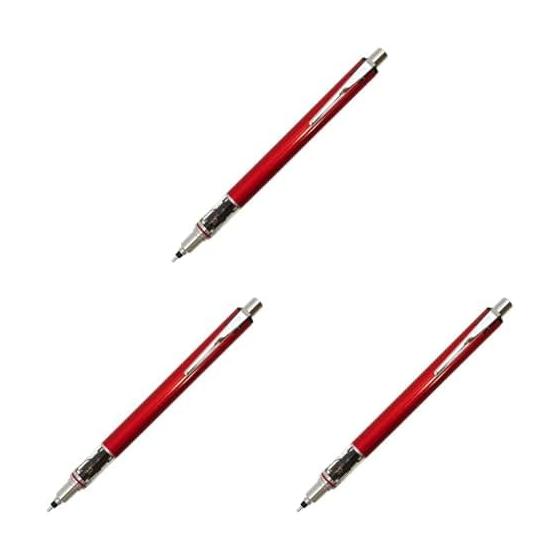 Mitsubishi Pencil KURUTOGA ADVANCE Mechanical Pencil, 0.5mm, Lead Break Prevention, Red