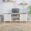 VidaXL Record Cabinet White 121x38x48 Cm Engineered Wood 831925