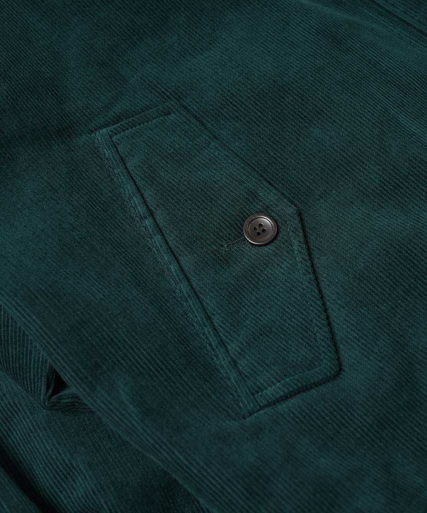 Giacca Harrington Buddy in Velluto a Coste Frizmworks _ Verde Scuro