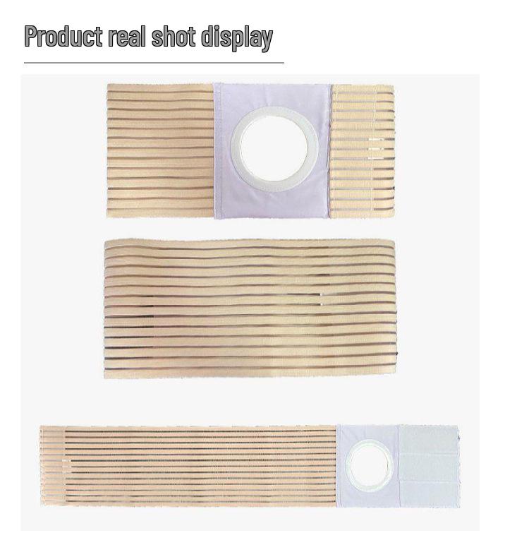 Pustende stomi midje- og magestøttebelte for alle årstider