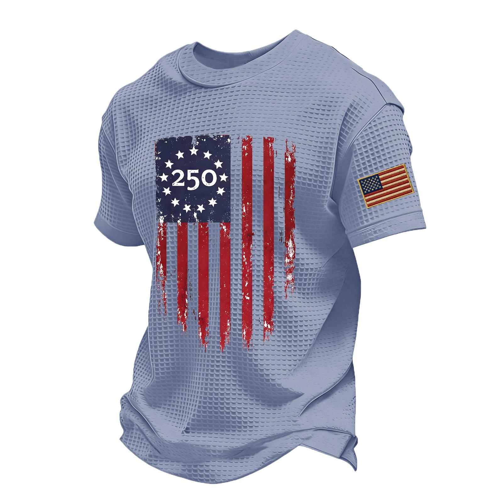 

Men s Casual Round Neck Lightweight Breathable Short-Sleeve Top L