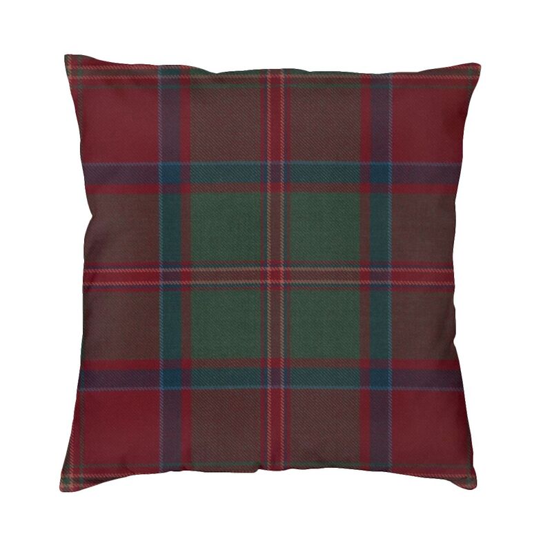 

Червона шотландська картата шотландська картата диванна наволочка Новорічна сучасна наволочка автомобільна наволочка 40X40CM