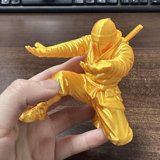 3D Printed Ninja Pen Holder Desk Organizer for Office Classroom Creative Pencil Stand Ornaments Study Gifts for Kid