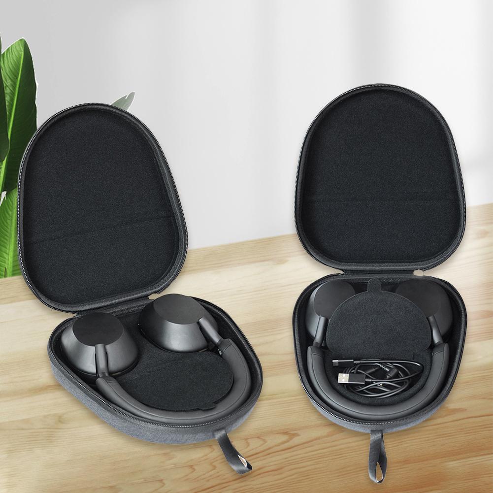 Hartschalen-Tragetasche Stoßfest Tragbare Aufbewahrungsbox Tasche EVA Kratzfest Reise-Schutzhülle für Sony WH-1000XM5 Kopfhörer