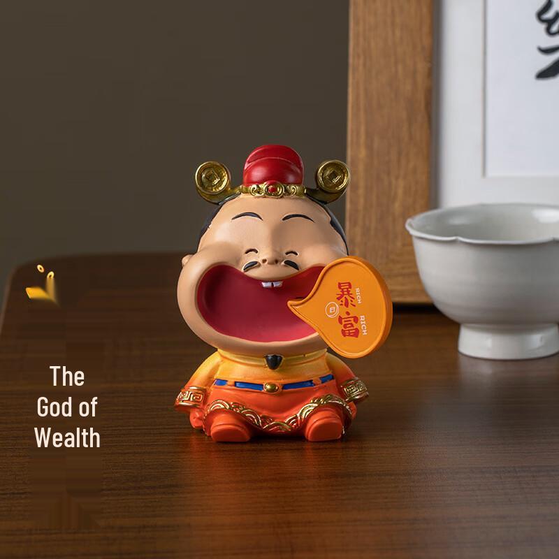 OLOMM God of Wealth Car & Desktop Ornament