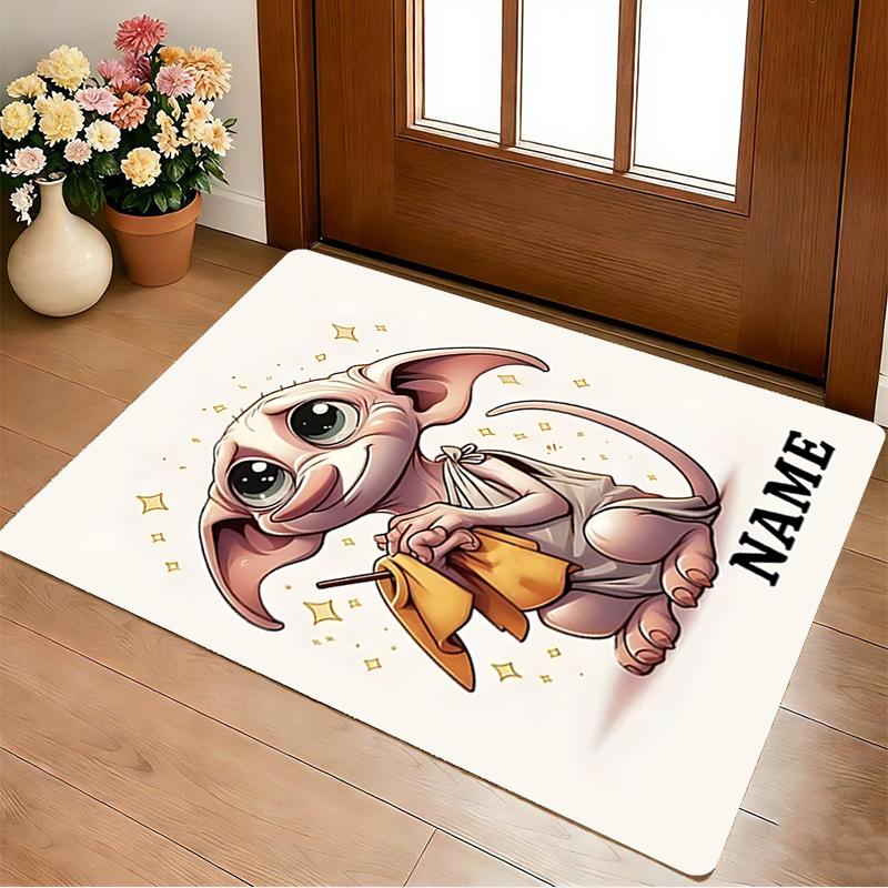 Custom Name Harry Potter Living Room Non-Slip Area Rug Soft Carpet for Bedroom Kids Playroom Sofa Office Home Decor Doormat
