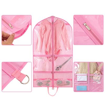 Transparente Kleidersäcke für Tanzkostüme, 40 Zoll, zum Aufhängen von Kleidung im Kleiderschrank