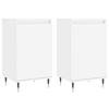 VidaXL Buffets 2 pcs blanc 40x35x70 cm bois d’ingénierie 831037