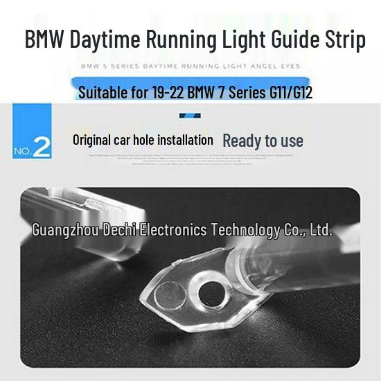 Compatible with 19-22 BMW 7 Series G11 G12 Daytime Running Light Guide Strip Headlight Angel Eye.