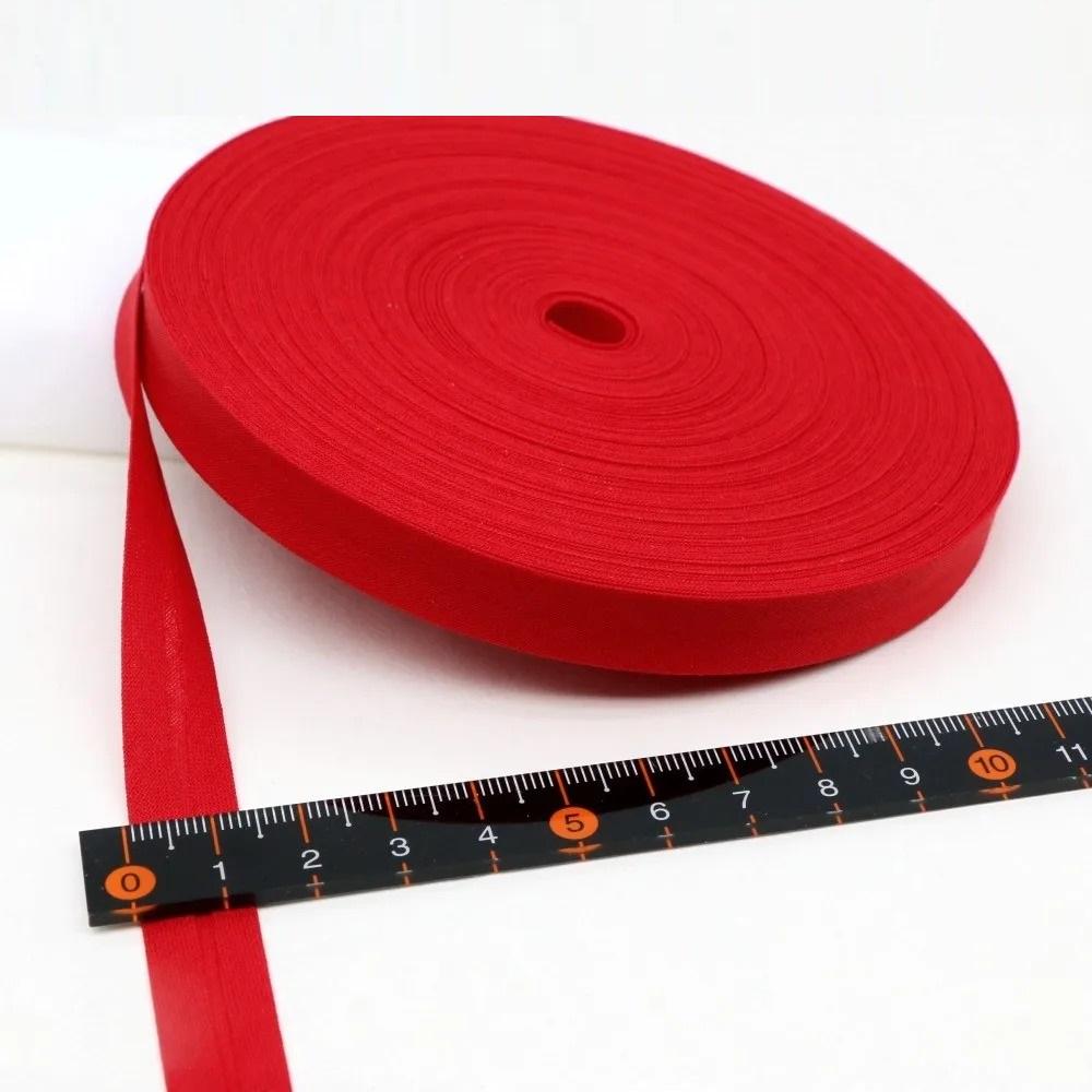 12mm(1/2") Narrow Ironed Single Folded Cotton Solid Color Bias Binding Tape Diy Ribbon Garment Quilt Craft Sewing Accessories