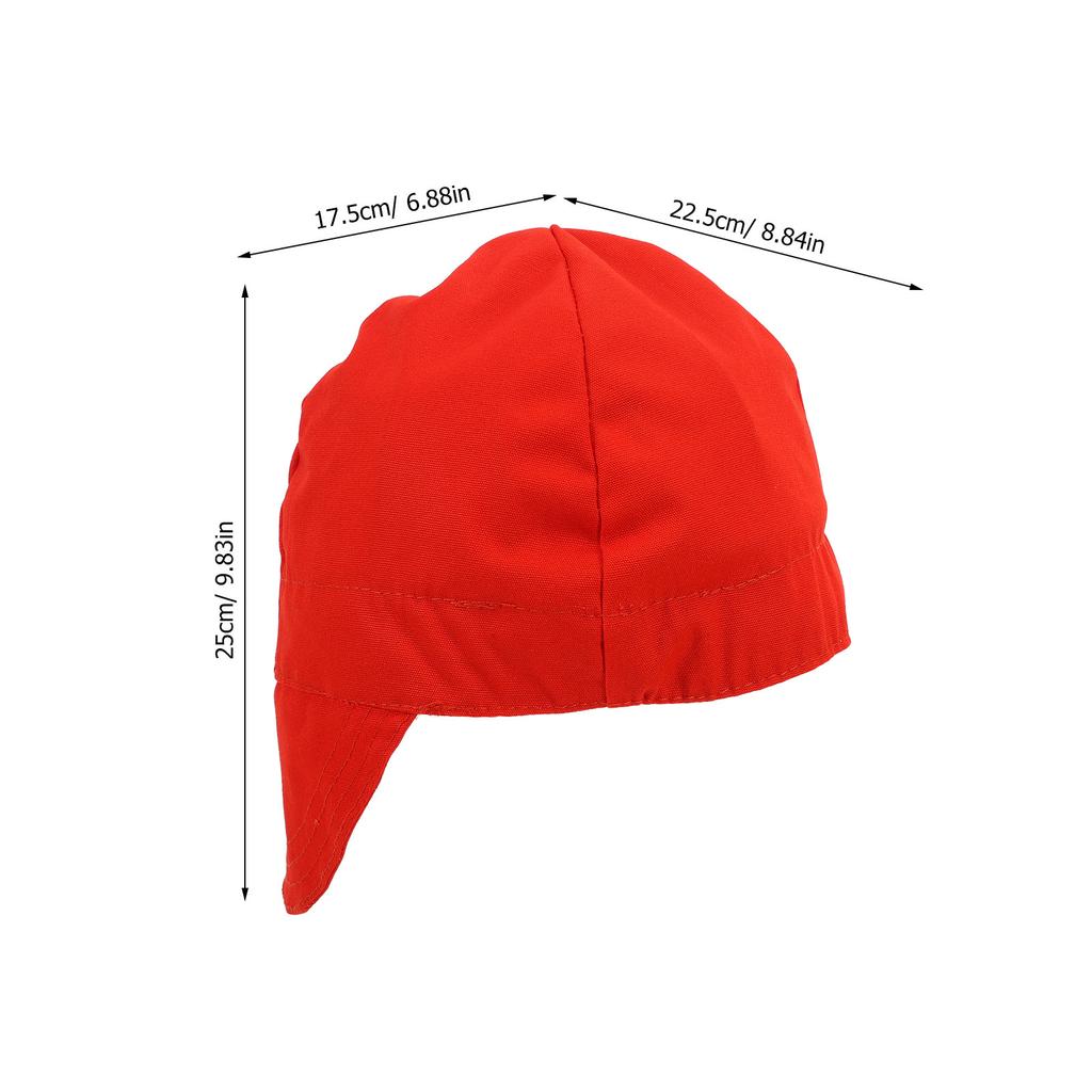 Gray Flame Retardant Welding Cap Windproof Dustproof Protective Headwear Welders Hat Safety Equipment Weld Caps for Men