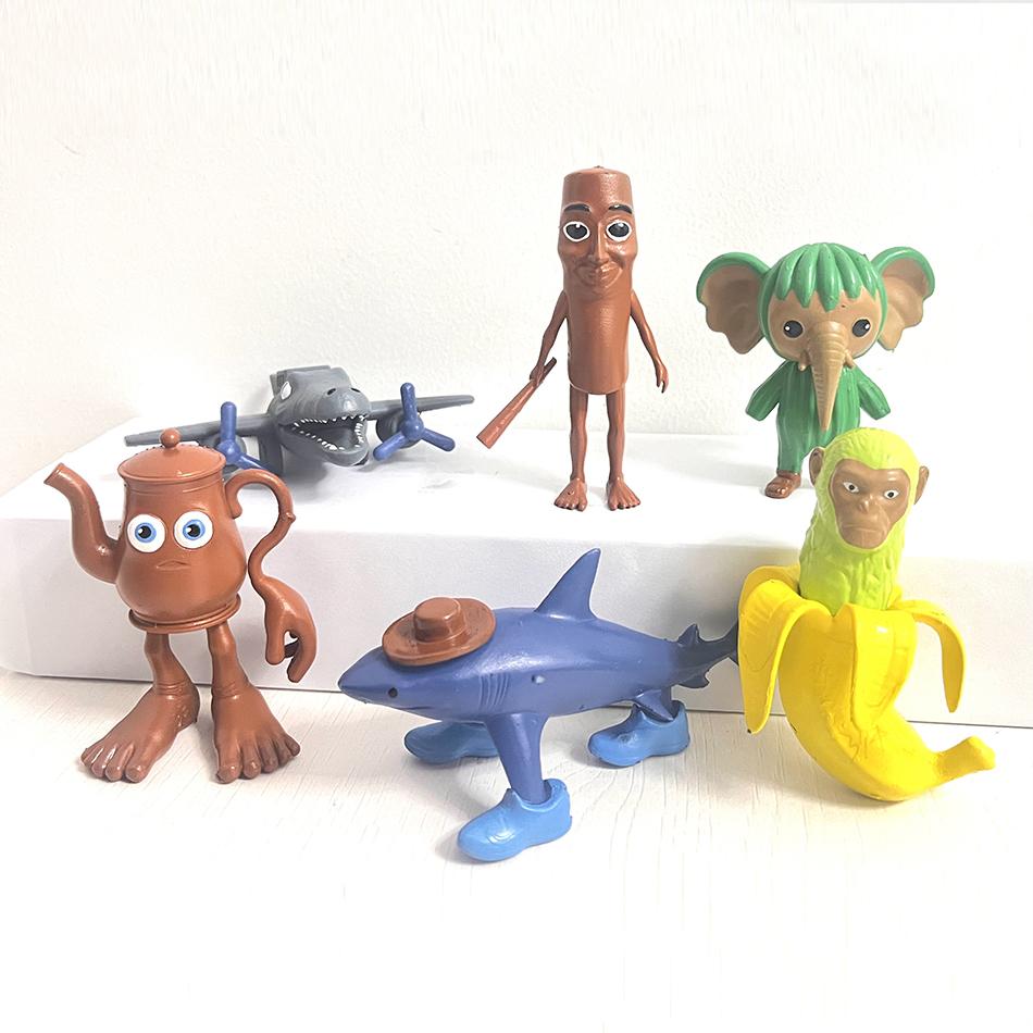 İtalyan Beyin Çürümesi Sahur Figürü Oyuncak Tralalero Tralala Figürleri Bombardino Timsah Şempanze Bananini Model Dekor Bebek Hediye