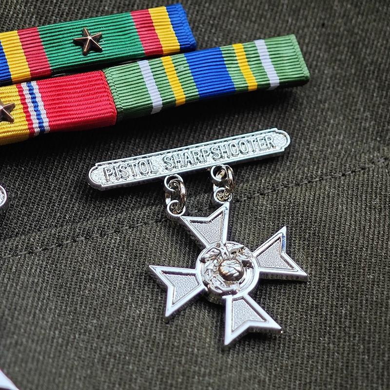 Made USMC US Marine Corps Skills Badge Qualification Badge Gown Regular Wear Badge Shooting Badge Military Fan Badge