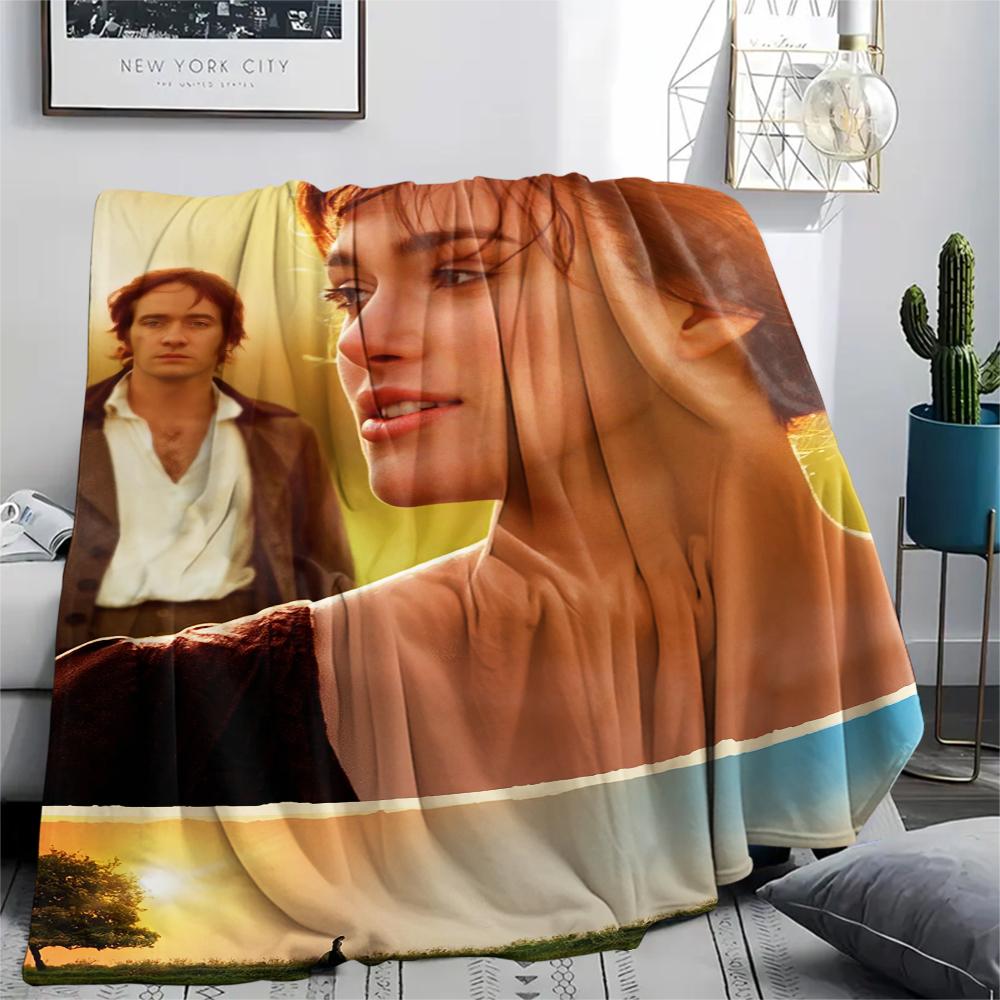 Pride and Prejudice2005 pattern Flannel Blanket, High quality Comfortable for All Seasons, Home Decor, Warmth and Comfort, Perfect for Gifts. 80cm x 120cm