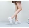 Korean Style Women's Platform Sneakers - Spring 2024 Casual White Shoes