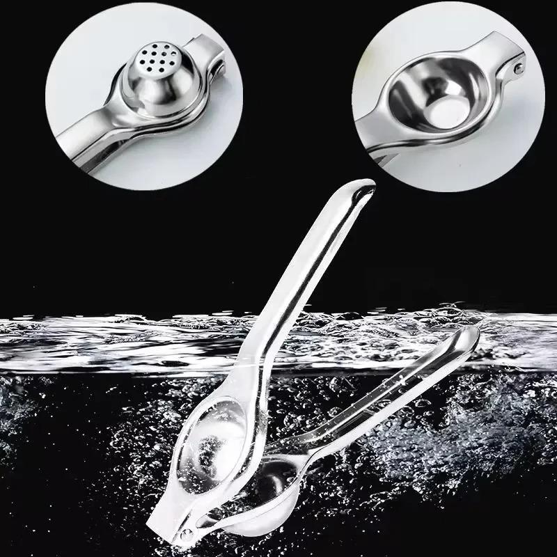 Lemon Squeezers Juicer Manual Press Stainless Steel Lime Citrus Fruit Extractor