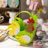 Cut Rooster Candy Box Cartoon Cock Easter Storage Case Felt Chicken Basket  Wedding Ornaments