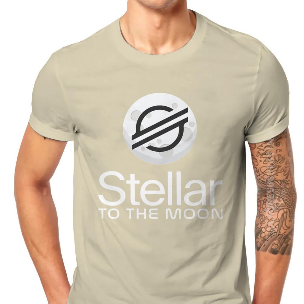 Classic Hip Hop Tshirts Stellar Crypto XLM Coin Cryptocurrency Tops Comfortable Unisex T Shirts Unisex Tshirt Clothing Gift Clothes