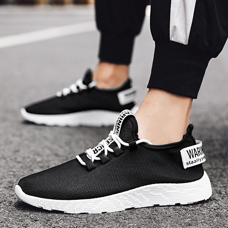 Mesh casual shoes men's shoes summer breathable running shoes new men's casual sports mesh shoes