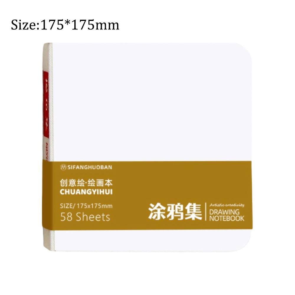 High-quality Thick Paper Paint Book 58 Sheets Not Transparent To Ink Sketchbook Inspiration Record Tearable Notebook Office