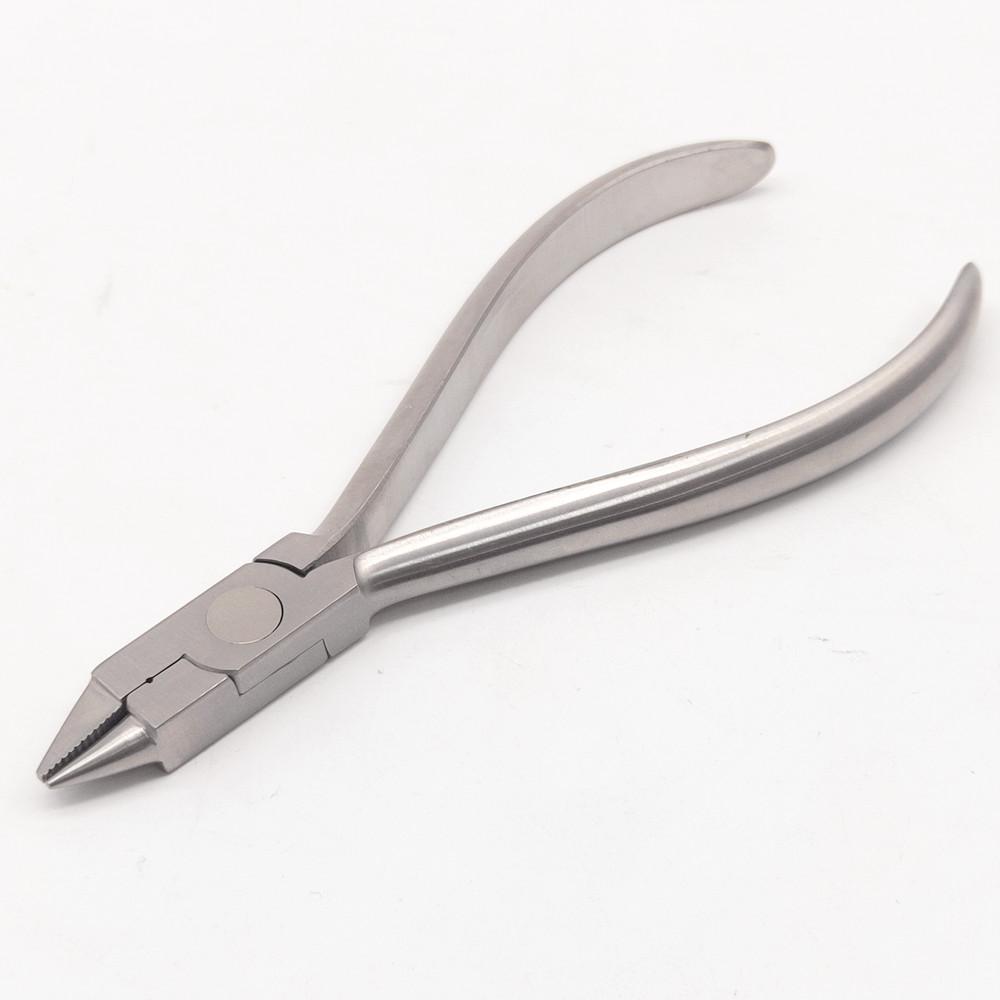 Dental Ultility Bird Beak Plier Heavy and Serrated Jaw Instrument Wire Bending for Max 0.9mm Wire Dental Laboratory Instrument Dentist Tools