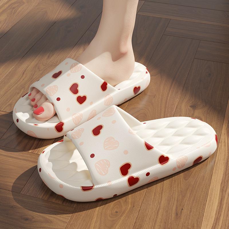 

Летние/осенние женские тапочки нескользящие унисекс уличные тапочки 40-41 красный