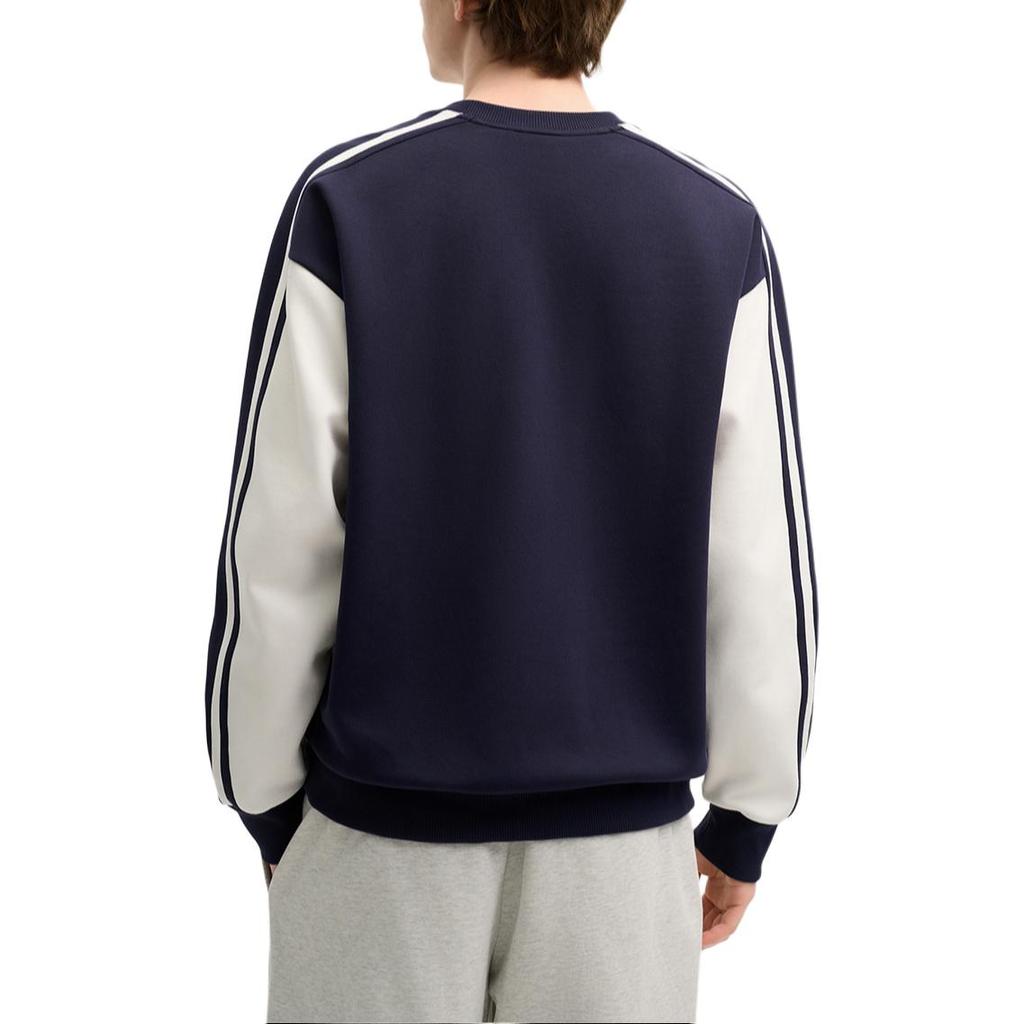 Fila Fashionable Versatile Comfortable Pullover Round Neck American Retro Color Block Letter College Style Sweatshirt Men Sweatshirt F11M519202FDB