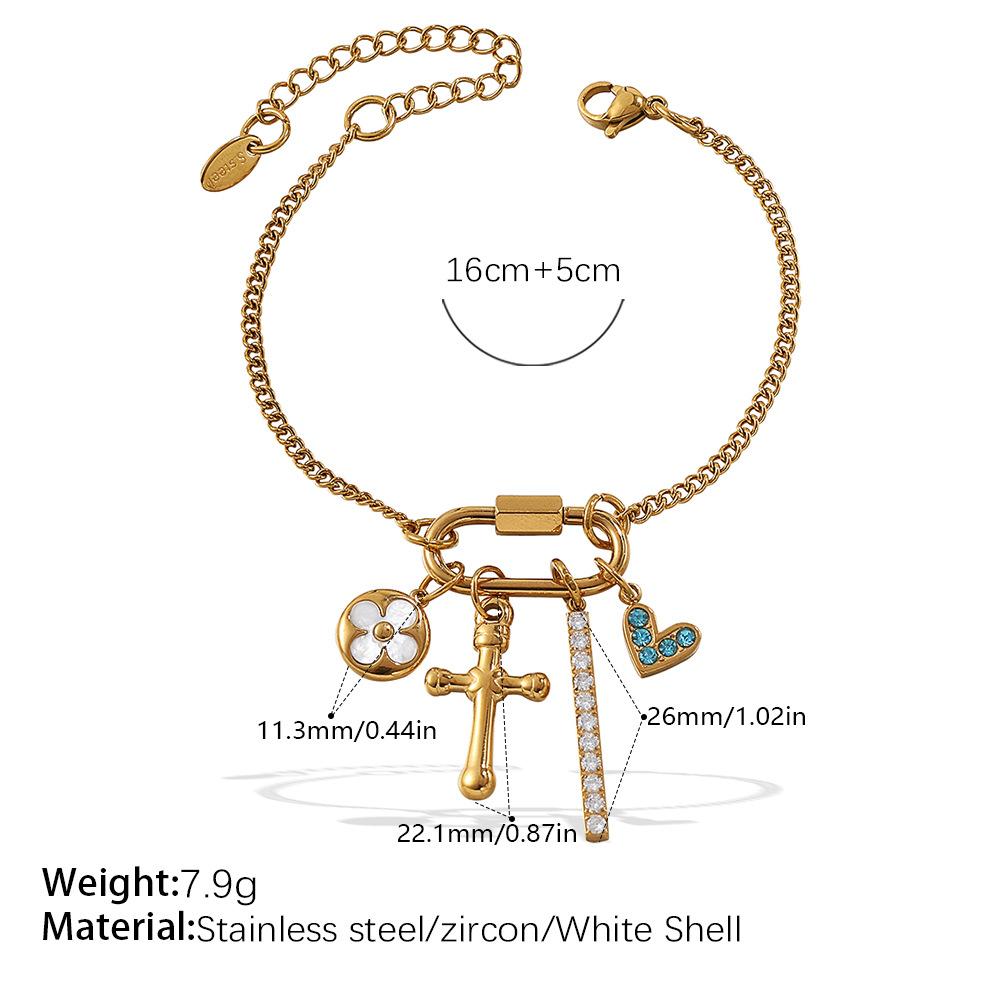 Japan And South Korea Fashion Niche Bracelet Necklace Women'S Personality Design Versatile Jewelry Does Not Fade Popular Trend