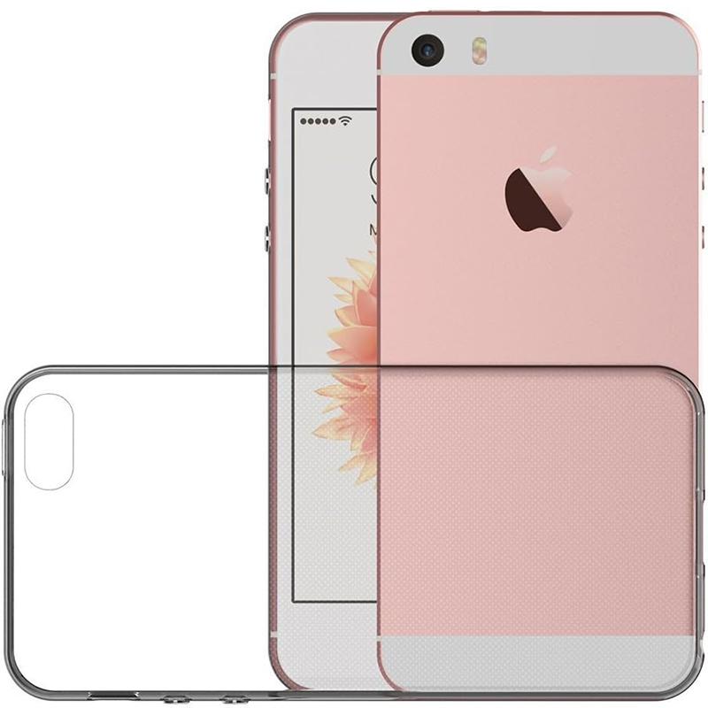 Ultra tenké silikonové měkké pouzdro pro iPhone SE 2 3 4 Průhledný kryt Tenký průhledný obal TPU pouzdro pro iPhone SE