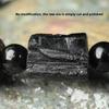 Natural Black Tourmaline Bracelet | Raw Crystal Energy Protection | EMF Radiation Shield | Grounding Healing Stone | Chakra Balancing Jewelry