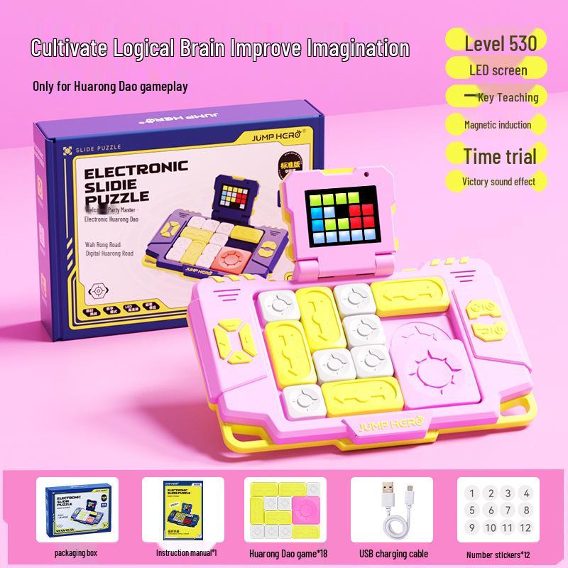 Cape Hero Smart Huarong Dao Electronic Puzzle Blocks - Educational Toy for Kids Ages 3-8