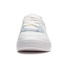 Li Ning Xingchu 2.0 V2 Casual Versatile Thick Sole Height Increasing Non-Slip Wear-Resistant Low-Top Skate Shoes Women sneaker White Blue AGCU108-2