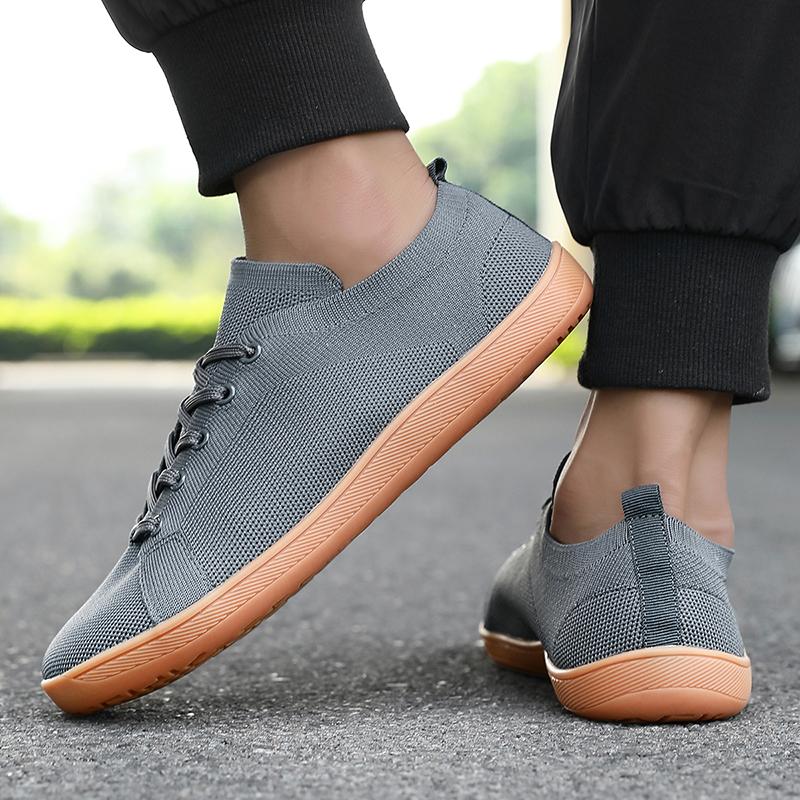 Flache Herrenschuhe Sommer Atmungsaktive Casual Sneakers Für Männer Neue Mesh Bequeme Weiße Wanderschuhe Vulkanisierte Sneakers Schuhe Damen