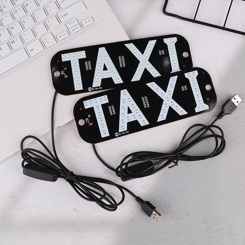 Led Signal Light Taxi Signal Lamp For Taxi Logo Light Usb Led Cab Panel Indicator Lights Signal Lamp Auto Decoration Lamp