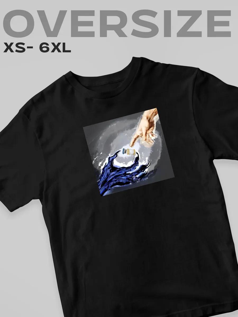 Fishing Themed Printed T-shirt 4XL