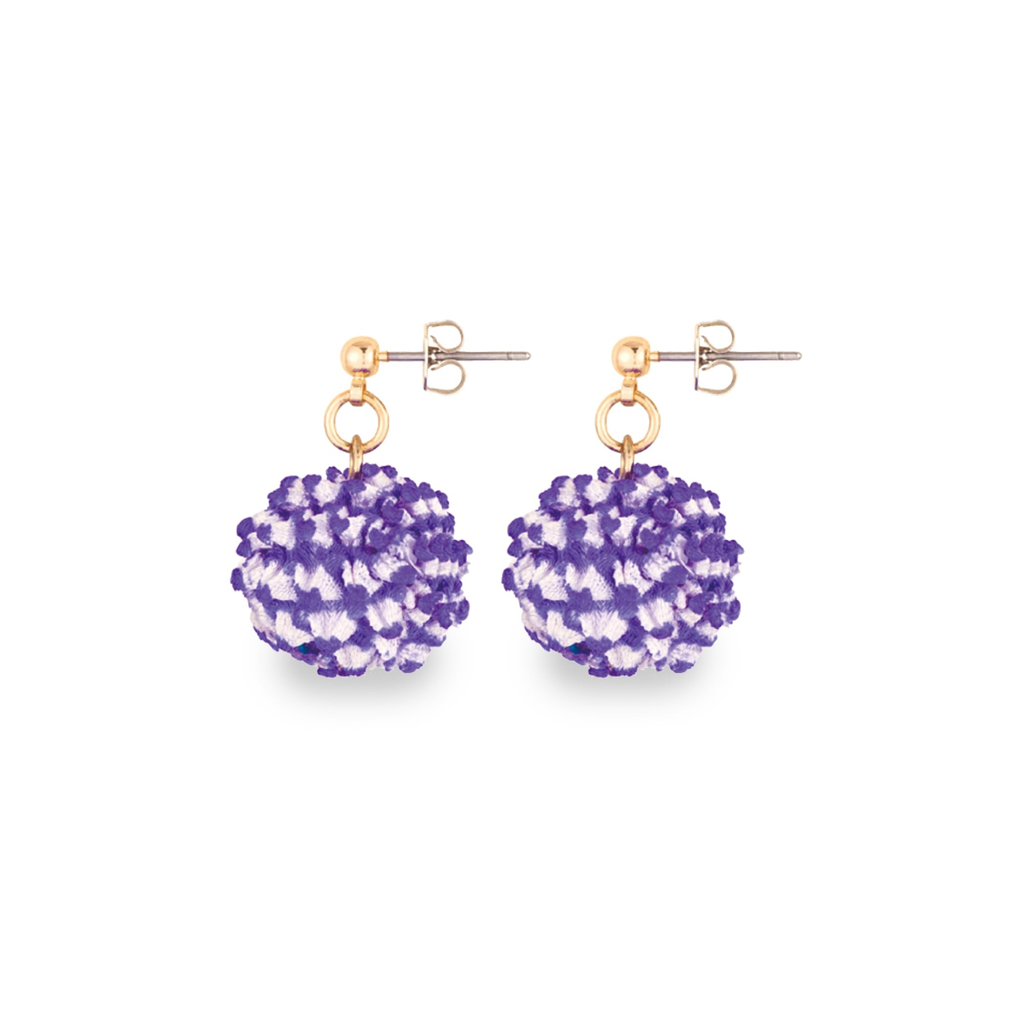 

Noren Earrings Dangle Earrings for Perfect for Kimono and Yukata Perfect as a Souvenir or Gift for Overseas Purchase Women s (Shibori Beads/Violet - Фіолетовий