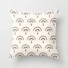 Modern Abstract Pink Brown Geometric  Pillowscase Fashion Decorative Pillows Cover Livingroom Sofa Cushions Cover 45*45cm