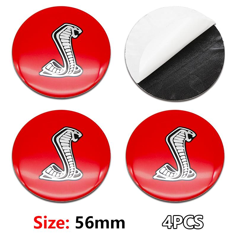 4Pcs 56mm 3D ABS Wheel Center Hub Cap Badge Overlay For Ford Focus Mondeo Fusion Escape Kuga F150 F250 Auto Tuning Accessories