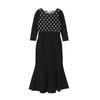 by Jill Casual Logo Jacquard Mermaid Knit Gray [Jill Stuart] Dress, Dress, Women's,