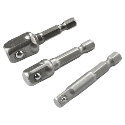 3 ks Adaptér nástrčky pro vrtačku Nástavec pro rázovou vrtačku Vrtáky Tyč Adaptér nástrčky Velikost 1/4 3/8 1/2 Šestihranná stopka Čtvercová hlava Vrták