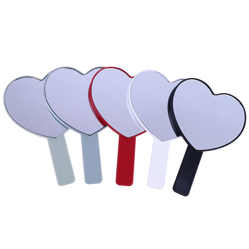 Ručné Zrkadlo na Make-up Tvar Srdca Zrkadlo na Make-up Toaletný Stolík Zrkadlá pre SPA Salón Kompaktné Zrkadlá Kozmetické Zrkadlo pre Ženy