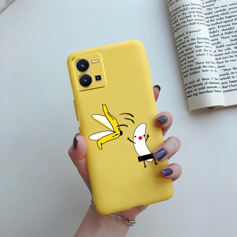 For VIVO Y35 Y16 Y02S Y22S Y75 Phone Case Cute Cactus Painted Soft TPU Back Protector Shell Funda For VIVO Y 35 02S 22S 75 Cover