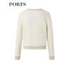 PORTS Women's Jacquard V-Neck Cardigan