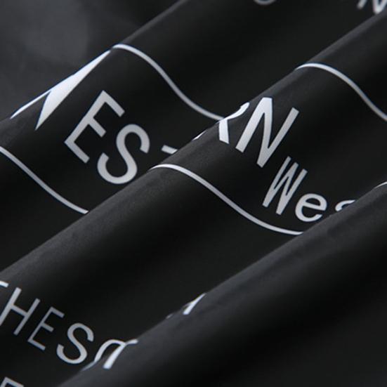 Menn jakke hette glidelås lukkes anti-UV pustende vindtett daglig slitasje elastisk mansjett Bokstavtrykk jakke frakk for hverdagen